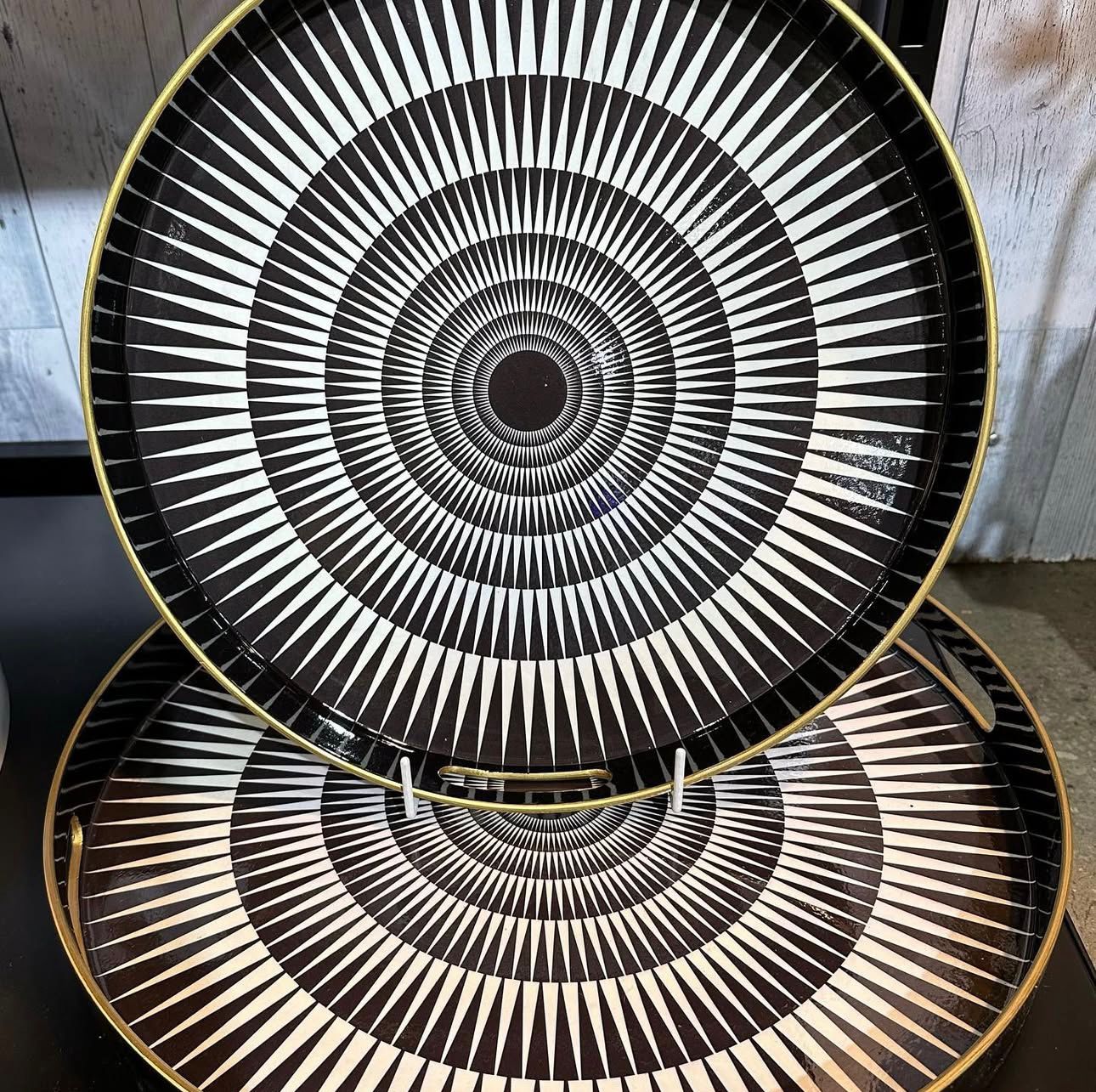 Geometric Tray set