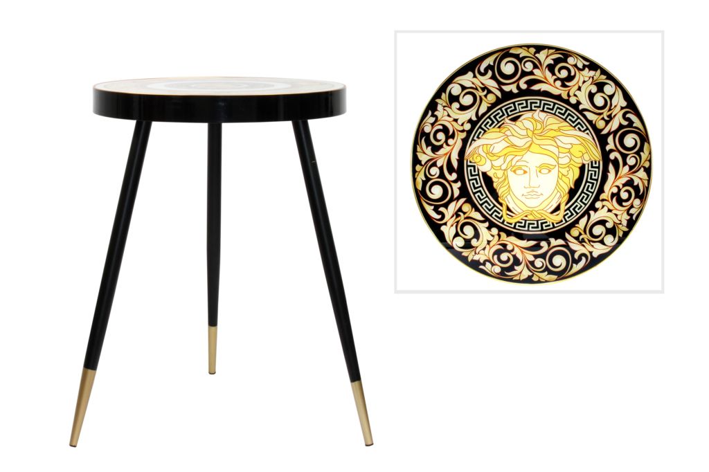 Tea Table Medusa Filigree-Black