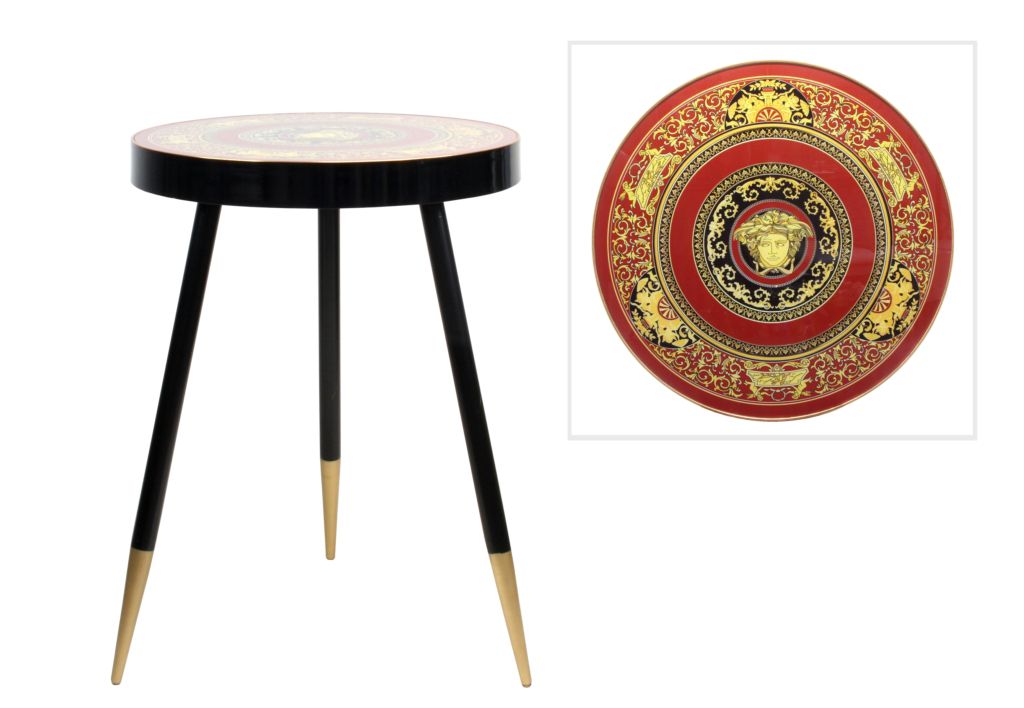 Tea Table Medusa Filigree-Red