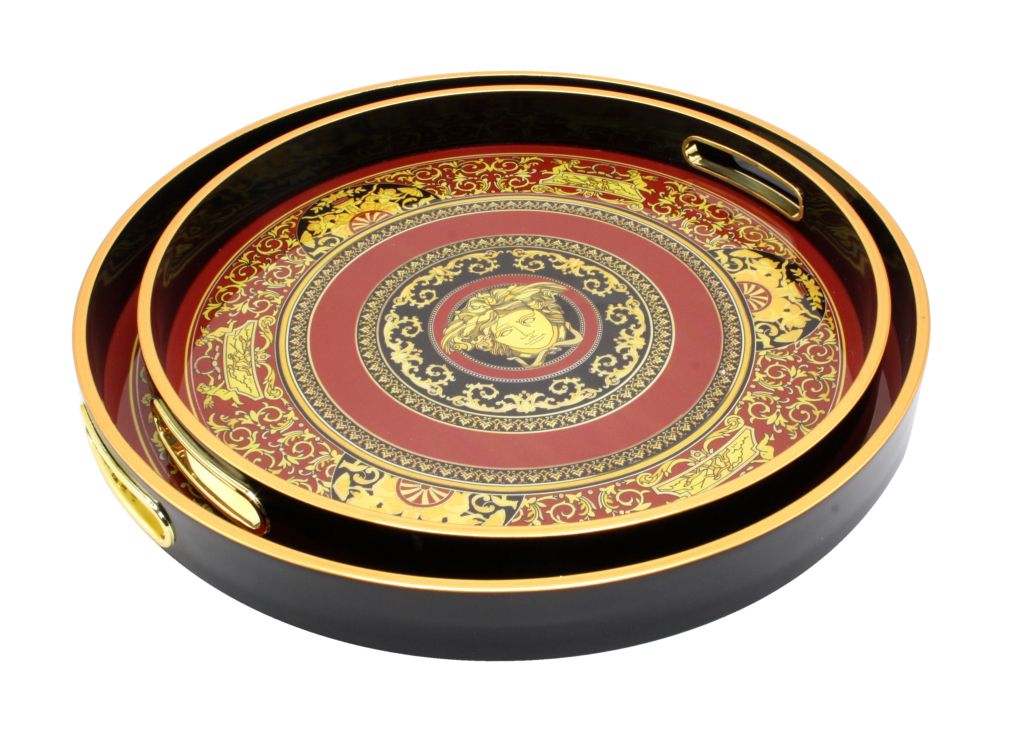 Tray Medusa Filigree-Red