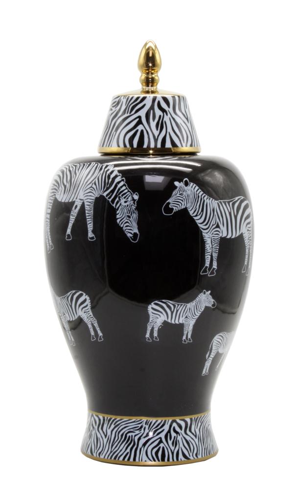 Jar Contemporary Zebra