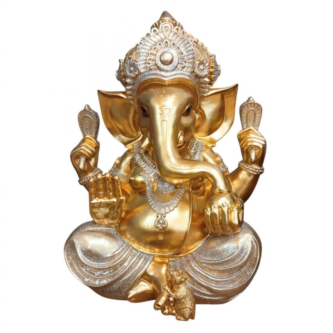 Large Gold Ganesha