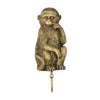 Mac Monkey Gold Wall Hook