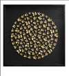Black Gold Flower Wall Art