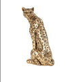 Resin Sitting Cheetah Statue