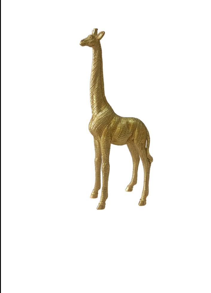 Gold Resin Giraffe Small