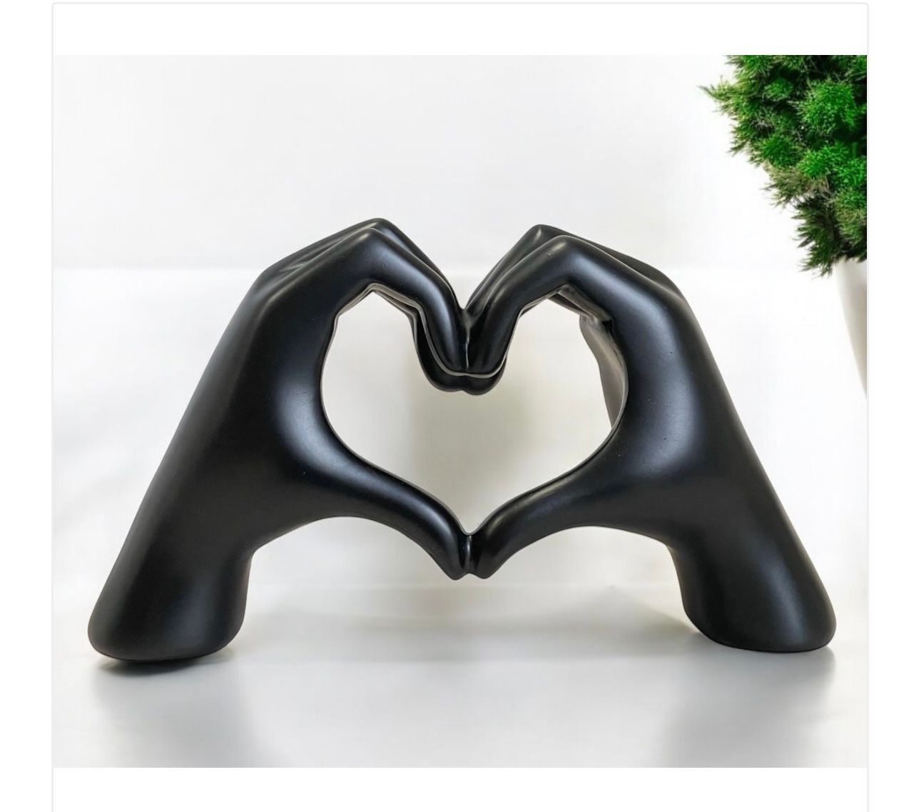 Heart Hand Black