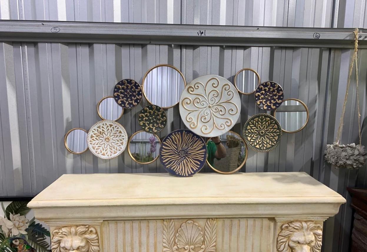 Nube Mirror Metal Wall Art