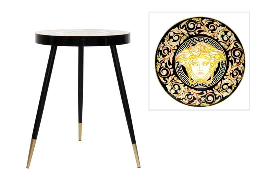 Tea Table Medusa Filigree-Black