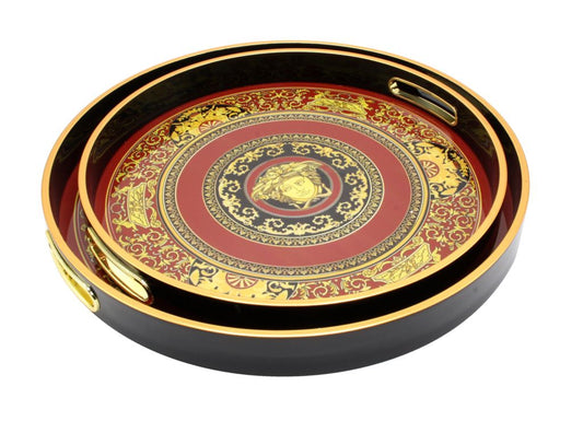 Tray Medusa Filigree-Red