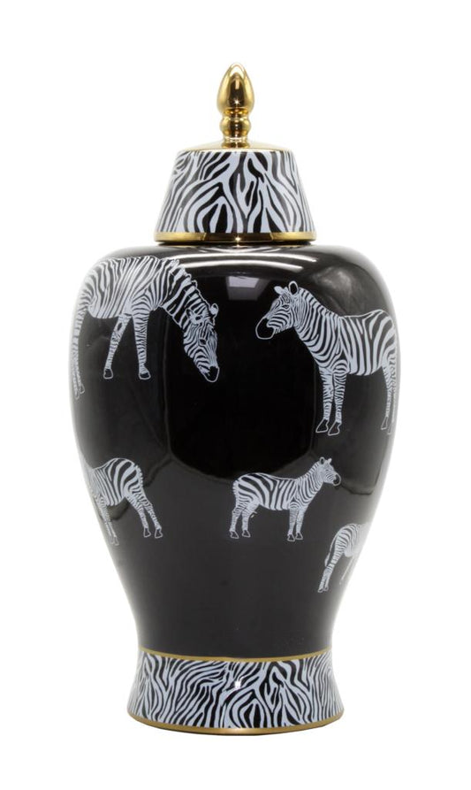 Jar Contemporary Zebra