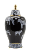 Jar Contemporary Zebra
